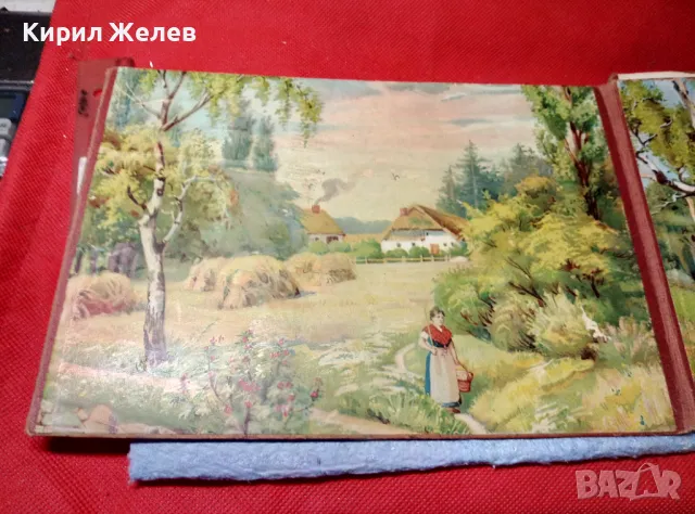 Стар ХУДОЖЕСТВЕН АЛБУМ ДИПЛЯНКА с МНОГО ЦВЕТНИ РЕПРОДУКЦИИ ЛИТОГРАФИИ на КЛАСИЧЕСКИ КАРТИНИ 47608, снимка 12 - Картини - 47920359