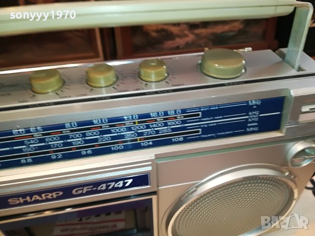🛑SHARP GF-4747H 2109221356, снимка 8 - Радиокасетофони, транзистори - 38072948