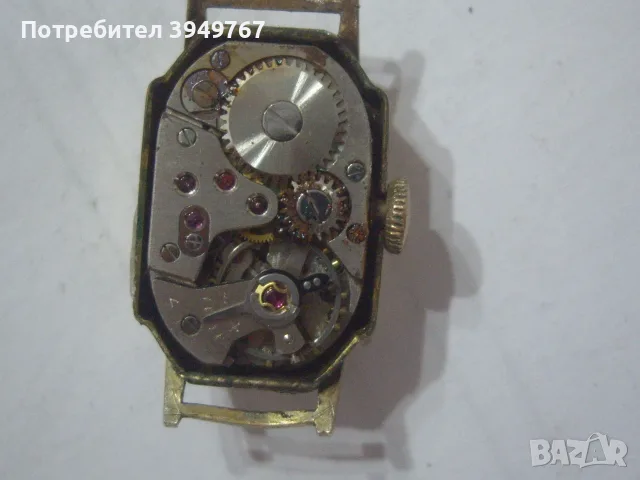 Стар дамски позлатен часовник., снимка 3 - Дамски - 56011585