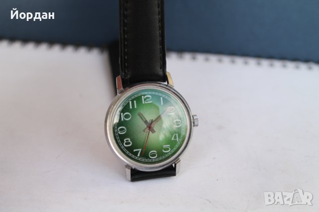 СССР часовник ''ПОЛЕТ'' 17 камъка стоманена каса 38 мм, снимка 2 - Антикварни и старинни предмети - 38729869