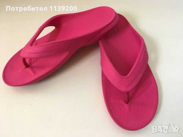 CROCS Iconic Comfort номер 35 розови джапанки чехли, снимка 5 - Джапанки - 29856094