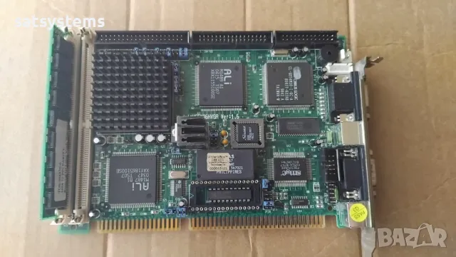 HS-5X86HVGA REV:1.6 ICP Board ISA Slot Industrial Motherboard CPU+RAM