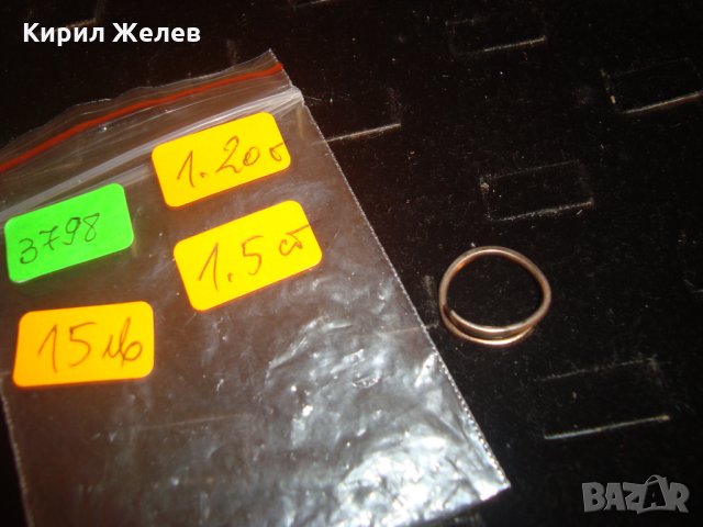 ВИНТИДЖ СРЕБЪРЕН ПРЪСТЕН СРЕБРО ВИСОКА ПРОБА 3798, снимка 2 - Пръстени - 30376137