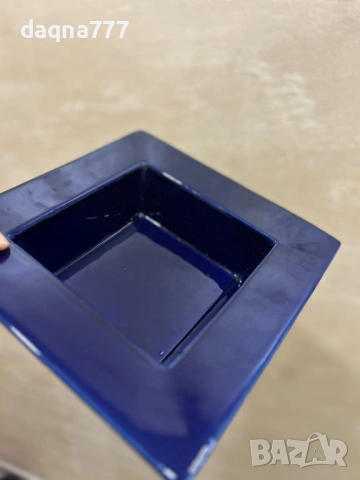 Пепелник/ купа в кобалтово синьо