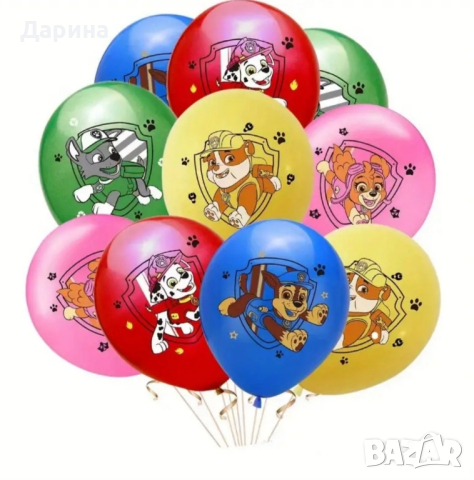 Парти сет украса ,,Пес патрул", снимка 4 - Други - 40873072