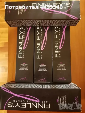 Професионална боя за коса с 3 D пигменти. 