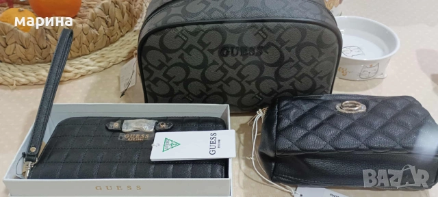 Среден размер нов Guess, снимка 2 - Портфейли, портмонета - 53133484