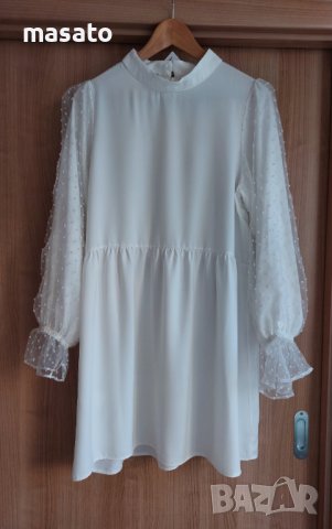 AYNAZ - бяла рокля