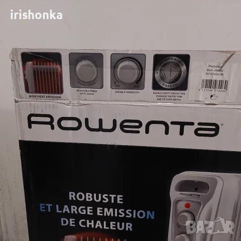 Електрически радиатор ROWENTA, снимка 2 - Овлажнители и пречистватели за въздух - 56541825