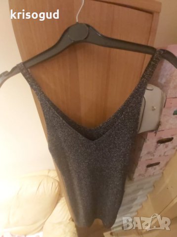 Елегантна дамска рокля RESERVED с брокат, размер: S, снимка 5 - Рокли - 35231266