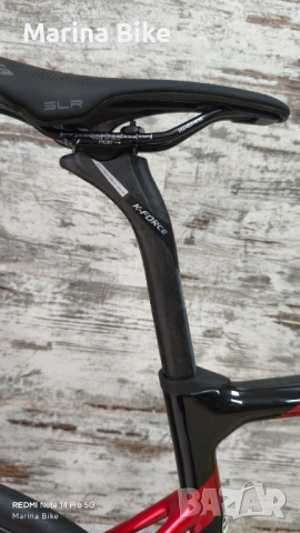 НОВ карбонов шосеен велосипед Ridley Fenix SLiC Disc Shimano 105 Di2 Novatec Tubeless | M, снимка 6 - Велосипеди - 53945400