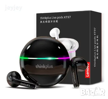 Безжични слушалки Lenovo, снимка 3 - Bluetooth слушалки - 48029008