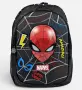 Ученическа раница Spiderman черна 31x18x41 см, снимка 1
