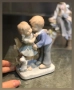 Порцеланова фигурка «Деца на дънер «, снимка 11