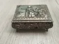 Стара посребрена кутия за бижута, снимка 1