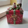 Коледна керамична кутия за подаръци, снимка 6