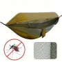 Олекотен хамак с мрежа против насекоми и навес, снимка 3