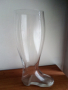 Стъклен ботуш, ваза, снимка 1 - Вази - 37135085