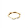 Златен дамски пръстен 1,33гр. размер:53 14кр. проба:585 модел:22345-1, снимка 1 - Пръстени - 44376123