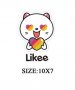  Likee лого термо щампа апликация картинка за дреха, снимка 2