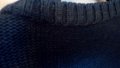 Дълга плетена дамска жилетка тъмно синя, снимка 12