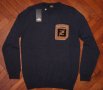 Fendi мъжки пуловер тъмно син размер ХL и М нов с етикет, снимка 7