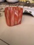 Гривна ръчна изработка от масивни парчета сьомга  седеф, снимка 1