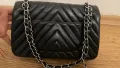 Chanel chevron black leather medium , снимка 5