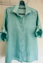 Дамска ленена риза красив цвят Ocean Air , снимка 4
