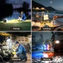Соларна LED акумулаторна работна лампа Sararoom, 100W, 5 режима, сгъваема дръжка, IP65, снимка 7
