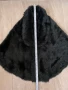 ЧИСТО НОВО Черно пончо / наметало, снимка 4