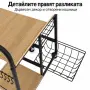 ️ Кухненска количка с две изтеглящи се кошници, снимка 4