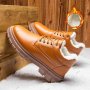Мъжки зимни ежедневни обувки в стил Martin Boots ®, Британски стил, 2цвята - 023, снимка 2