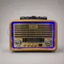 Преносимо ретро радио с Bluetooth, TWS и LED светлини NS-6682BT, снимка 1