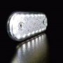 Диодни ЛЕД LED габарити овал с 20 SMD 24V , БЕЛИ , снимка 1 - Аксесоари и консумативи - 35518447