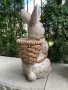 Заек и таралеж - градинска декорация 45 см, снимка 2