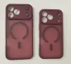 Калъф  iPhone 18 Pro/iPhone 17 Pro/iPhone 18 Pro Max/iPhone 17 Pro Max - Light Blue, Deep Burgundy, снимка 7
