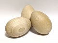 Дървени яйца на бяла заготовка., снимка 1 - Други - 37963297