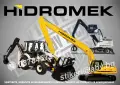 HIDROMEK строителна техника и механизация стикери, снимка 1