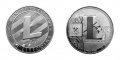 25 Лайткойн монета / 25 Litecoin ( LTC ) - Сребрист, снимка 2