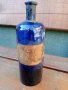 Уникално старо шише,син кобалт,канелево масло, снимка 5