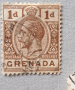 2 бр. пощенски марки о-в Гренада, 1912-53 г.