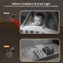 Бебешки монитор Boifun без WiFi, камера и аудио, 4" 720P IPS екран, 1 камера, снимка 5