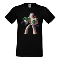 Мъжка тениска Iron Golem,Minecraft,Игра,Забавление,подарък,Изненада,Рожден Ден., снимка 2 - Тениски - 36494941