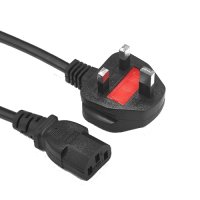 Захранващ Кабел за Компютър, Монитор 220v Английски стандарт Digital One SP00520 - 3 пина 1,5 м., снимка 1 - Кабели и адаптери - 38241070