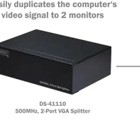 Digitus Assmann DS-41110 VGA сплитер 500 MHz / 2-портов, снимка 4 - Друга електроника - 44657287