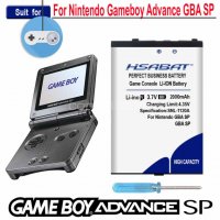 Литиево-йонна батерия за игрова конзола GameBoy Advance SP, снимка 1 - Nintendo конзоли - 39037407