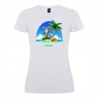 Дамска тениска Tropicat, снимка 1 - Тениски - 31985681