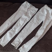 Детски бели джинси, снимка 1 - Детски панталони и дънки - 37223966