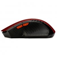 Геймърска безжична мишка с 6 бутона / 2.4GHz Wireless Gaming Optical Mouse, Черна, снимка 5 - Клавиатури и мишки - 36874419
